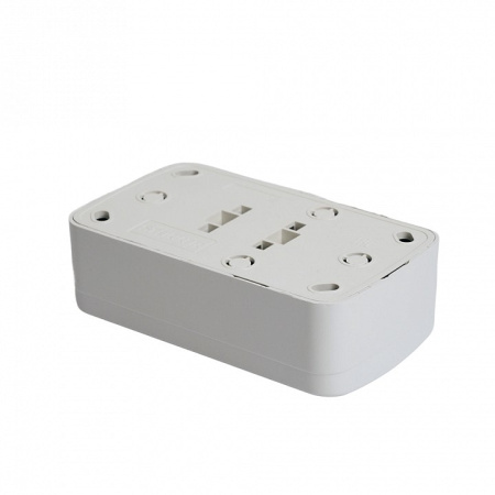 Розетка двойная без заземления Stekker Basic 50075