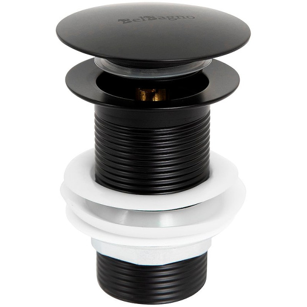 Донный клапан BelBagno BB-SC-NERO черный матовый