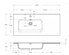Раковина BelBagno 100 BB1000ETL-L