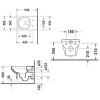 Подвесной унитаз Duravit Durastyle 45620900A1 с крышкой-сиденьем