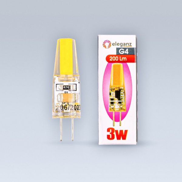 Лампа светодиодная Eleganz G4 3Вт 4500K 1302