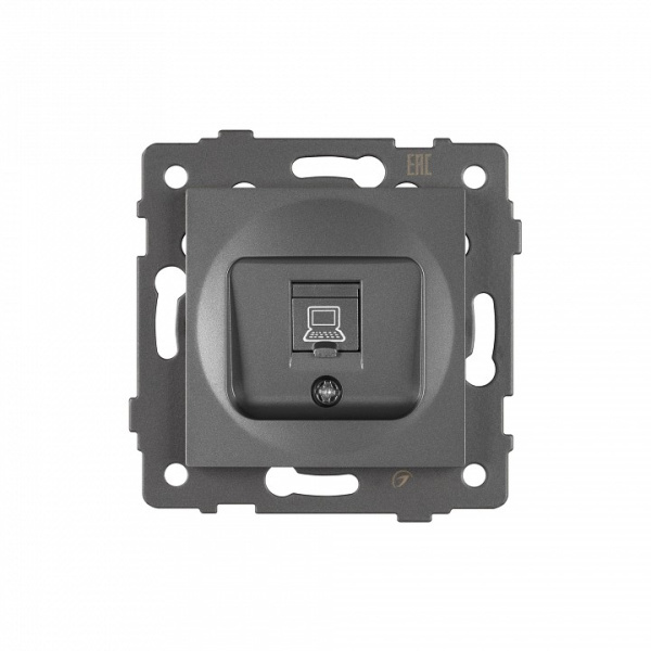 Розетка Ethernet RJ-45 и со шторками, без рамки Arlight SCT 049848