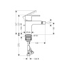 Смеситель для биде hansgrohe Metropol S 14262000