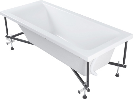 Акриловая ванна STWORKI Стокгольм 175x75 см, с каркасом