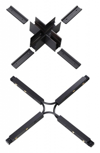 Соединитель X-образный для треков накладных Novotech Flum 135128