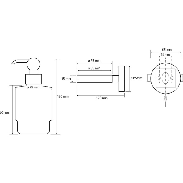 Дозатор мыла Bemeta Retro 144209108