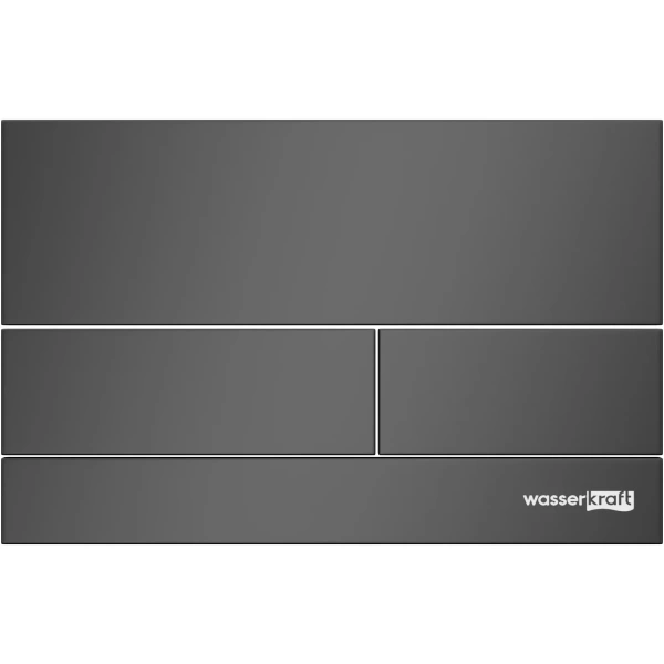 Инсталляция для унитаза WasserKRAFT Glan 66 66TLT.010.ME.BL.MB04 с кнопкой смыва, черный матовый
