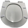 Унитаз подвесной CeramaLux B2330 безободковый, с сиденьем микролифт, белый