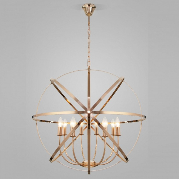 Подвесная люстра Eurosvet Santi 60139/8 золото