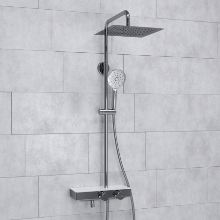 Душевая стойка WasserKRAFT A113.118.127.CH Thermo