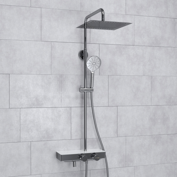 Душевая стойка WasserKRAFT A113.118.127.CH Thermo