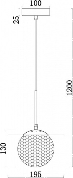 Подвесной светильник F-promo Roshni 3050-1P