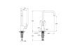 Смеситель для кухни Vitra Flow Soft A43426EXP