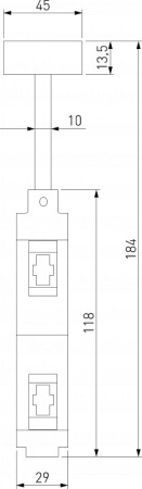 Основание на штанге Elektrostandard Esthetic Magnetic a065436