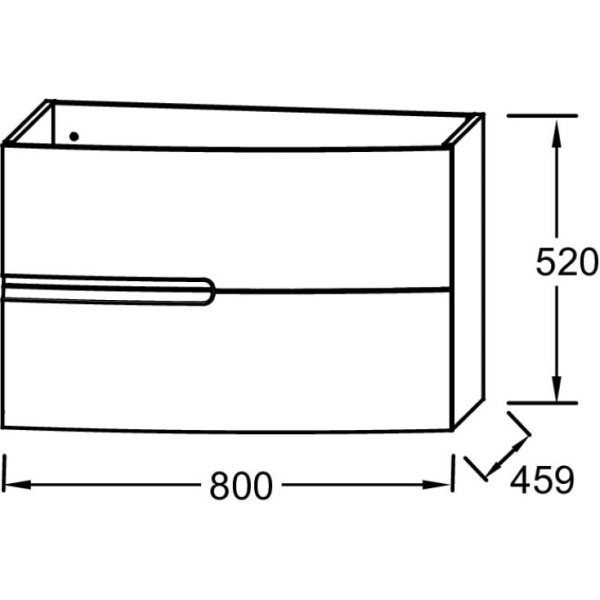 Тумба под раковину Jacob Delafon Nona EB1888RU-N21