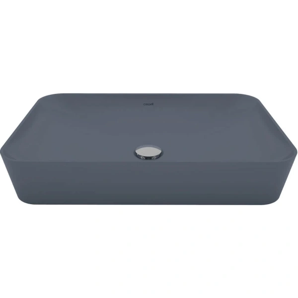 Раковина-чаша Creavit Ultra UL060-00BM00E-0000 60x40 см, накладная, базальт матовый