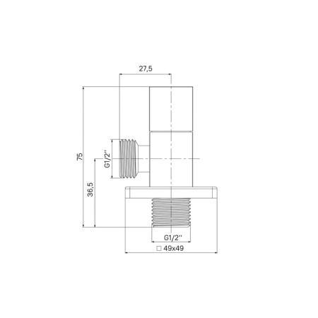Кран подключения Iddis Optima Home 910B0Z3C2CZ хром
