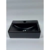 Раковина CeramaLux 9135-1MB 36x25 см, рукомойник, черный матовый