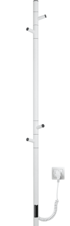 Полотенцесушитель электрический Vincea 15х140 VTD-1DWE белый