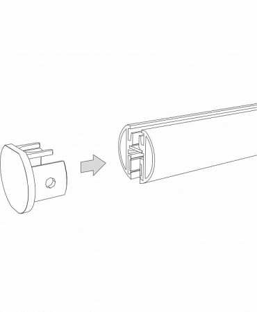 Заглушка для трека Elektrostandard Mini Magnetic a067267