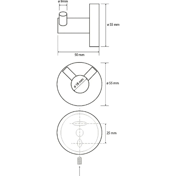Крючок Bemeta Neo 104106035