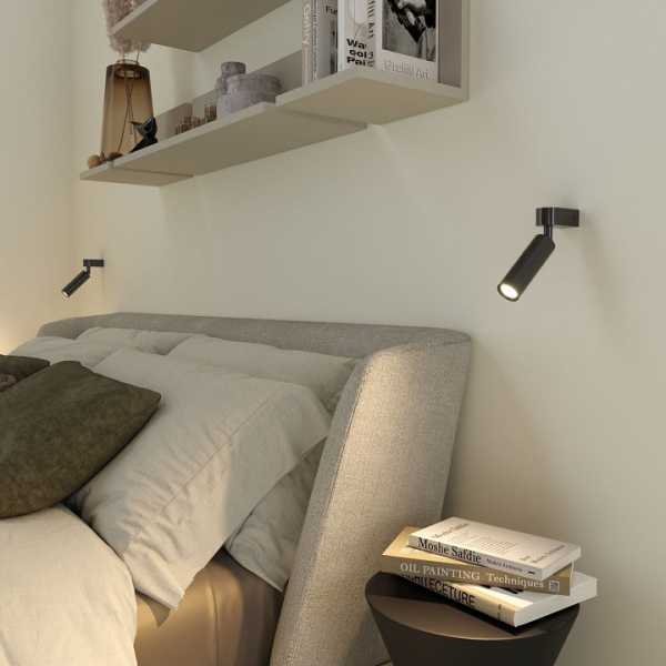 Бра Eurosvet Pitch 20143/1 LED черный жемчуг