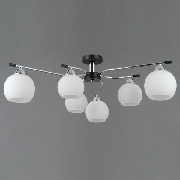 Потолочная люстра ILLUMICO LIBRA IL0638-6CSQ-24 CR BK LIBRA