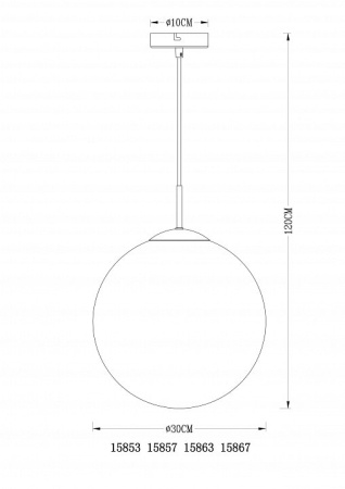Подвесной светильник Globo Varus 15853