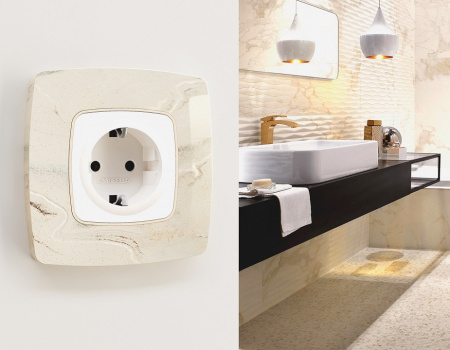 Рамка на 1 пост Ambrella Volt Opera OF940601