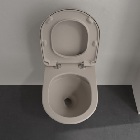 Подвесной унитаз Villeroy&Boch Antao 4674T0AM миндальный