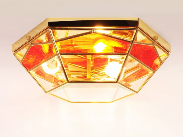 Накладной светильник Doge Luce 1007 1007/3PL-B.CRISTALLO M+ROSSO