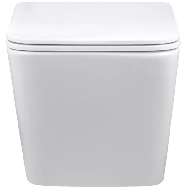 Унитаз подвесной Vincea Q-Line VT1-12MW безободковый, с сиденьем микролифт, белый матовый