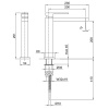 Смеситель для раковины Fantini Mare 51 02 1051F