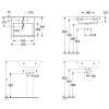Раковина 55x44 см Villeroy & Boch Subway 3.0 4A705501