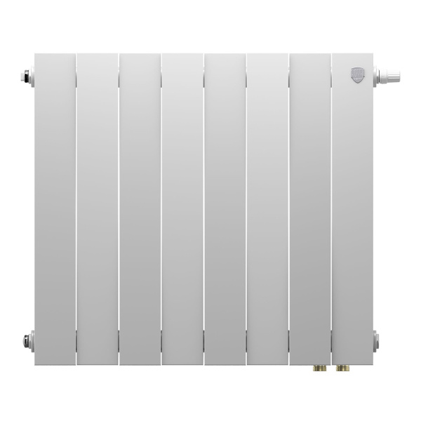 Радиатор биметаллический Royal Thermo PianoForte 500 Белый VR80 - 8 секц.