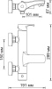 Смеситель для ванны WasserKRAFT Berkel 4801