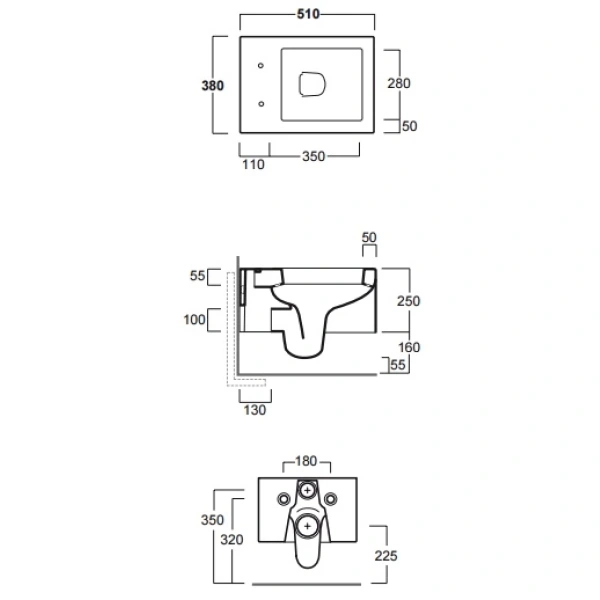Унитаз подвесной Simas Frozen FZ18nero черный