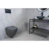 Раковина-чаша GID 9081gnm 36x36 см, накладная, серый матовый