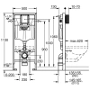 Инсталляция для унитаза Grohe Rapid SL 38528001