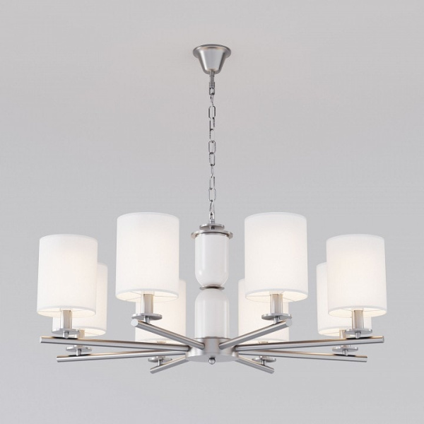 Подвесная люстра Eurosvet Caprera 60146/8 никель