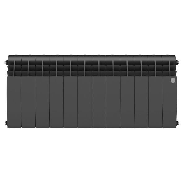 Радиатор биметаллический Royal Thermo BILINER B 350 Чёрный - 12 секц.