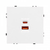 Розетка 2хUSB type A и C без рамки Arlight SCT 054316