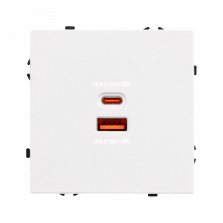 Розетка 2хUSB type A и C без рамки Arlight SCT 054316