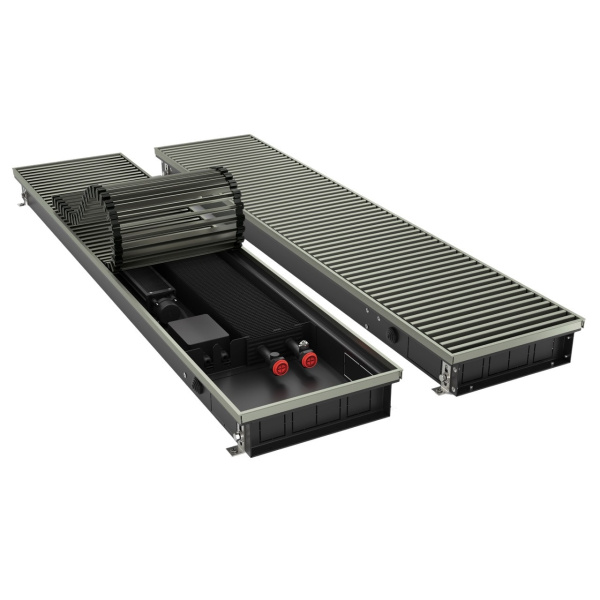 Конвектор внутрипольный Royal Thermo ATRIUM TURBO-80/180/3000-DG-U-LB