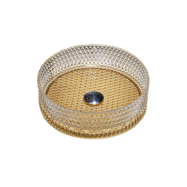 Раковина Vincea 40 см VBS-5GL04 прозрачный/золото