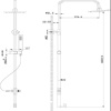 Душевая стойка BelBagno Trula TRU-COLD-U-CRM