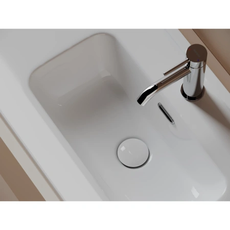 Раковина Ceramicanova Compact CN7029 71x39,5 см, накладная, белый