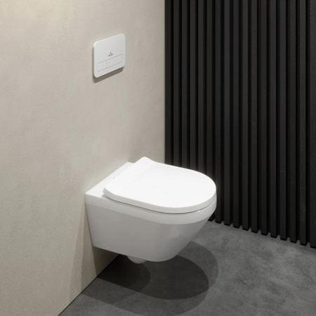 Подвесной унитаз Villeroy & Boch Architectura 4616СВ01 с крышкой-сиденьем