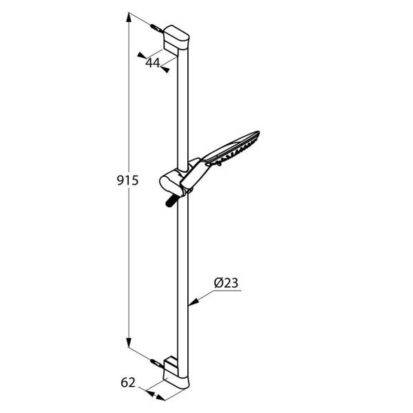 Душевой гарнитур Kludi Fizz 6774091-00