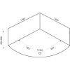 Акриловая ванна 150x150 см Eurolux Rimini E3150150031